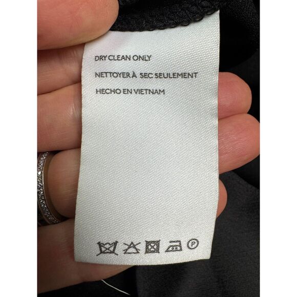 BHLDN Anthropologie Freya Satin Charmeuse Gown, Black, Sz 14 - Picture 15 of 15